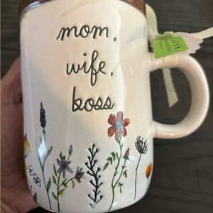Rae Dunn Mom, Wife, Boss Mug